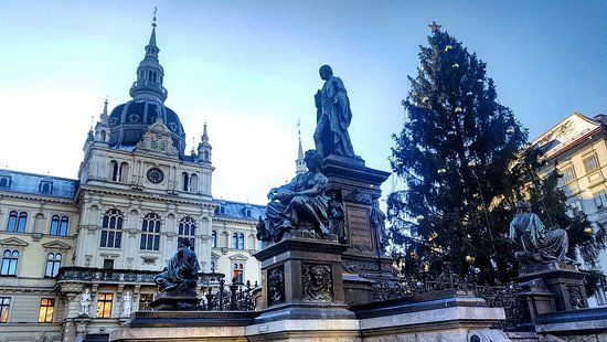 Piazza centrale di Graz