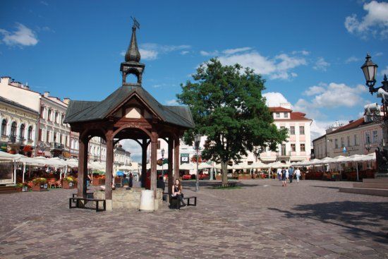 Piazza del mercato di Rzeszow